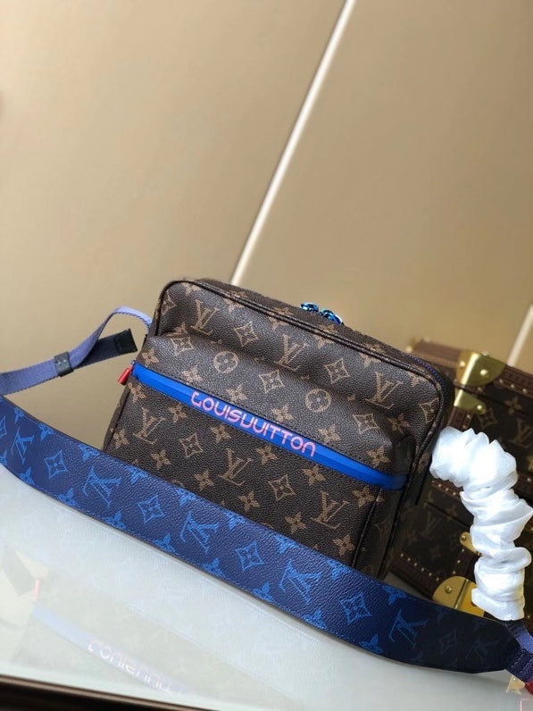 LV Bag - Brown and Blue - Fragrance Deliver SA