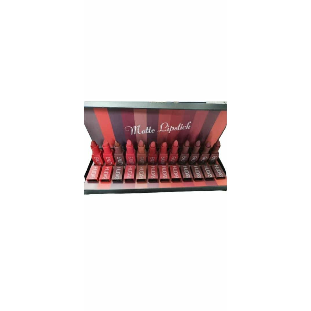 HB Makeup - Matte Lipstick set of 12 - Fragrance Deliver SA