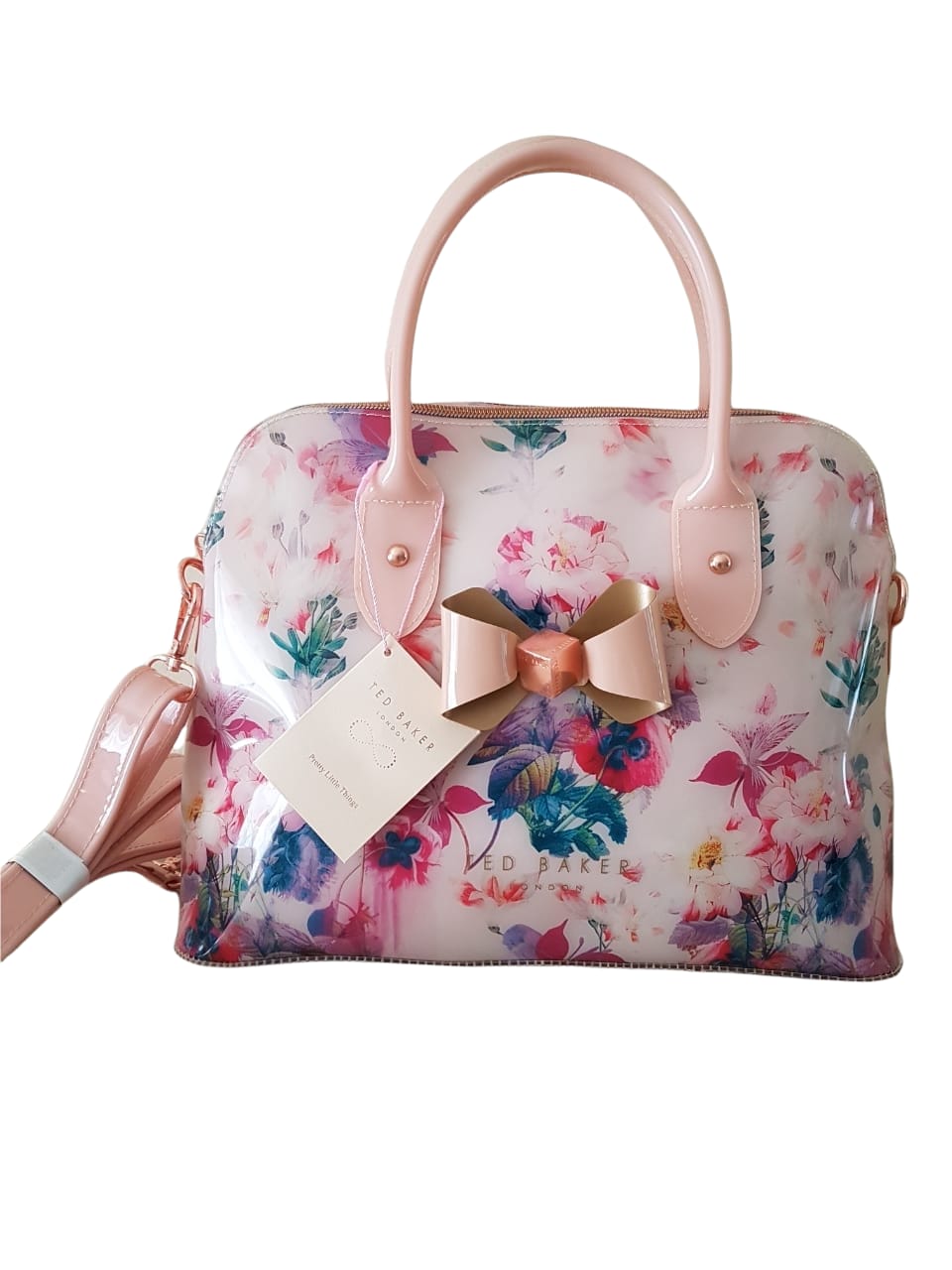 TB Bag - White And Floral - Fragrance Deliver SA