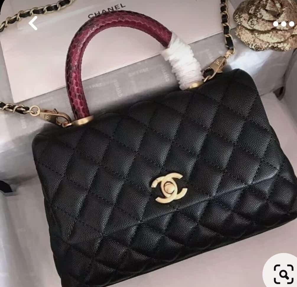 CC Bag -Burgundy, Black and Cream - Fragrance Deliver SA